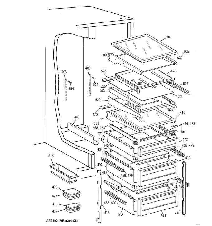 Diagram for TFG30PFCCWW