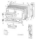 Diagram for 1 - Freezer Door