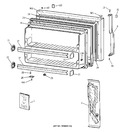 Diagram for 1 - Freezer Door