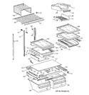 Diagram for 4 - Shelf Parts