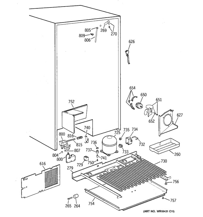 Diagram for TFG28PFCCWW