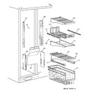 Diagram for 4 - Freezer Shelves