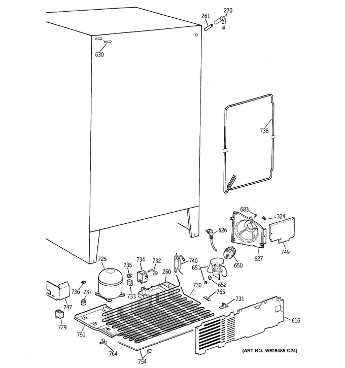 Diagram for TFG25PABCWW