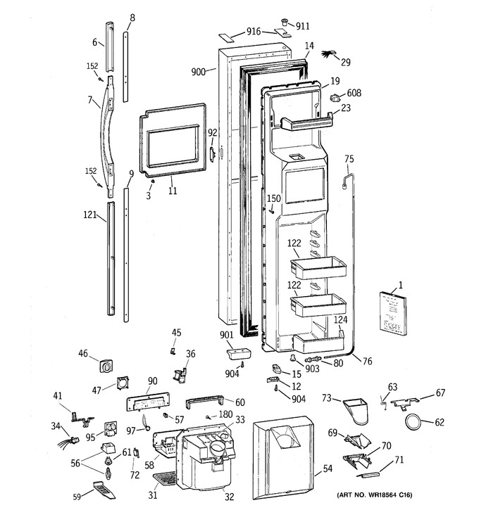 Diagram for TFK28PFBCWW