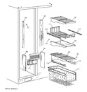 Diagram for 4 - Freezer Shelves