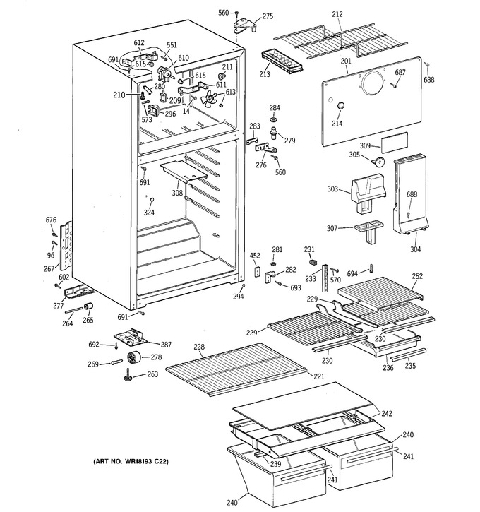 Diagram for TBT18SABNRWW