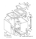 Diagram for 2 - Cabinet, Cover & Front Panel