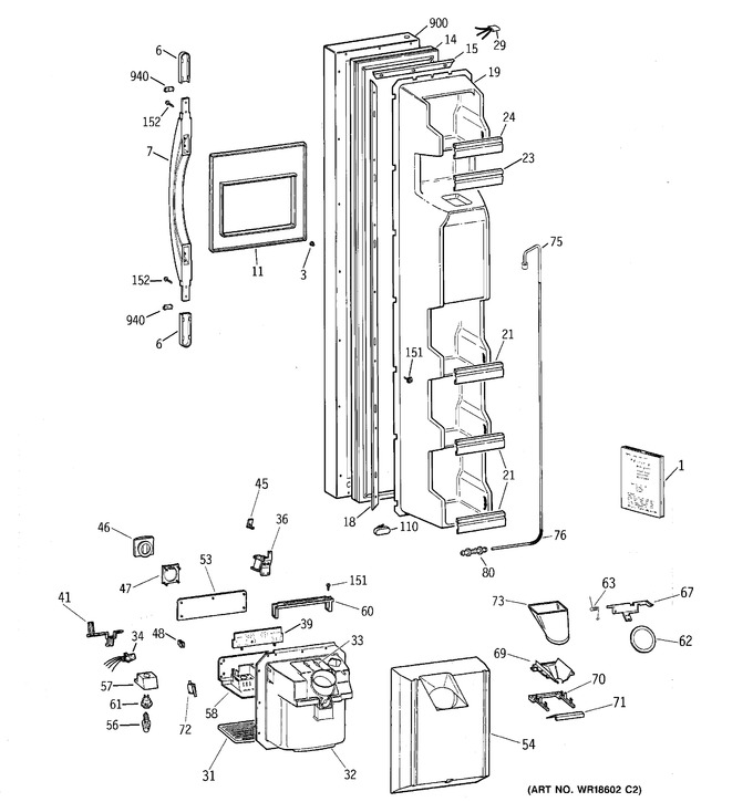 Diagram for TFX22GRBEWW