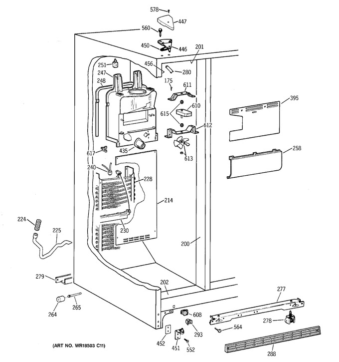 Diagram for TFX22GRBEWW