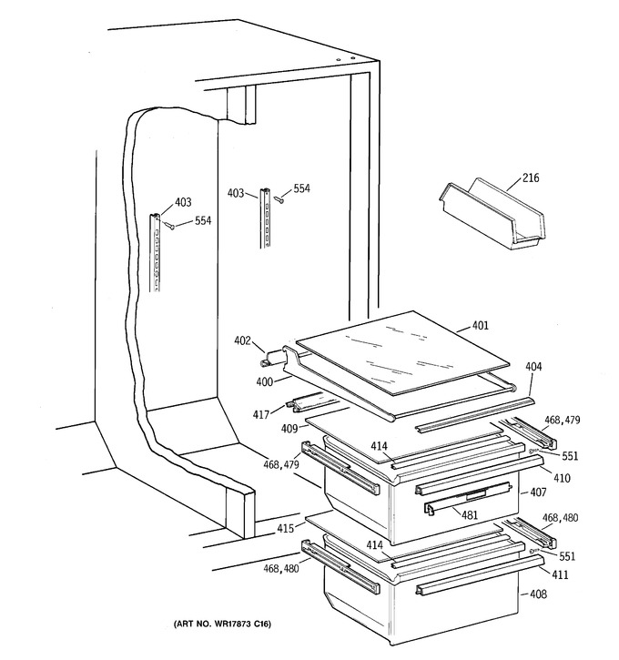 Diagram for TFX22GRBEWW