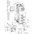 Diagram for 1 - Freezer Door