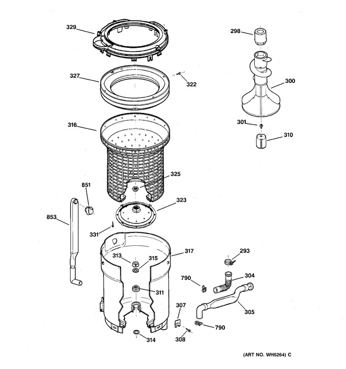 Diagram for WMSR3110W2WW