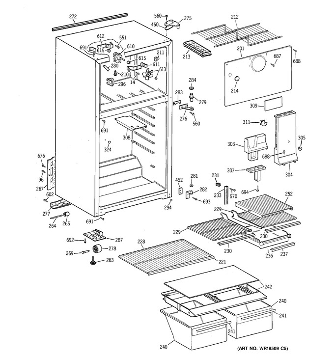 Diagram for CTZ16EACDRWW