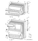 Diagram for 1 - Doors