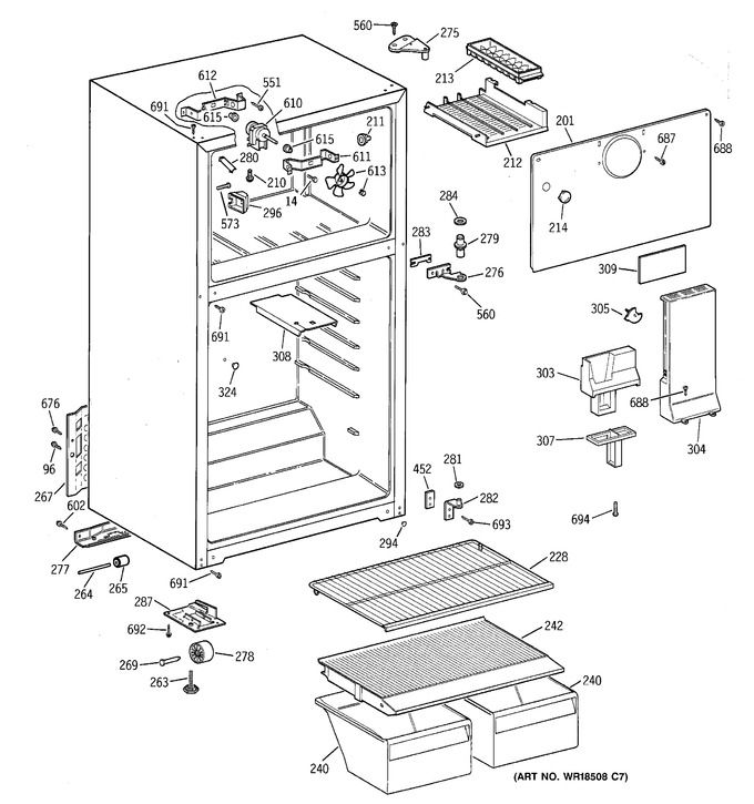 Diagram for CTX16CABSRWW