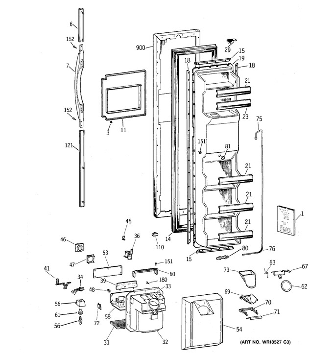 Diagram for TFX25KRCBWW