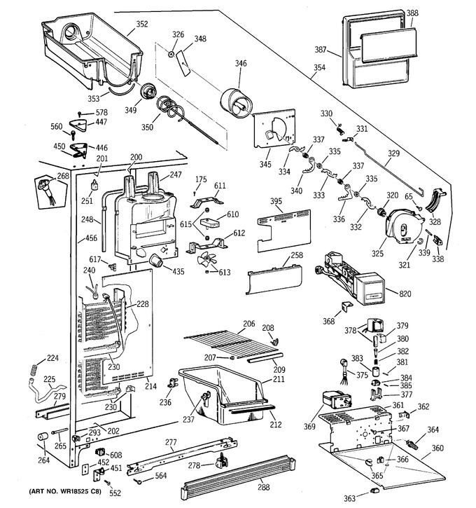 Diagram for TFX25KRCBAA