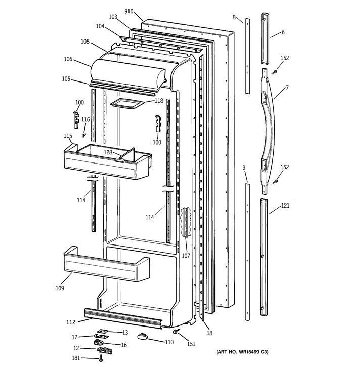 Diagram for TFX25PABEWW