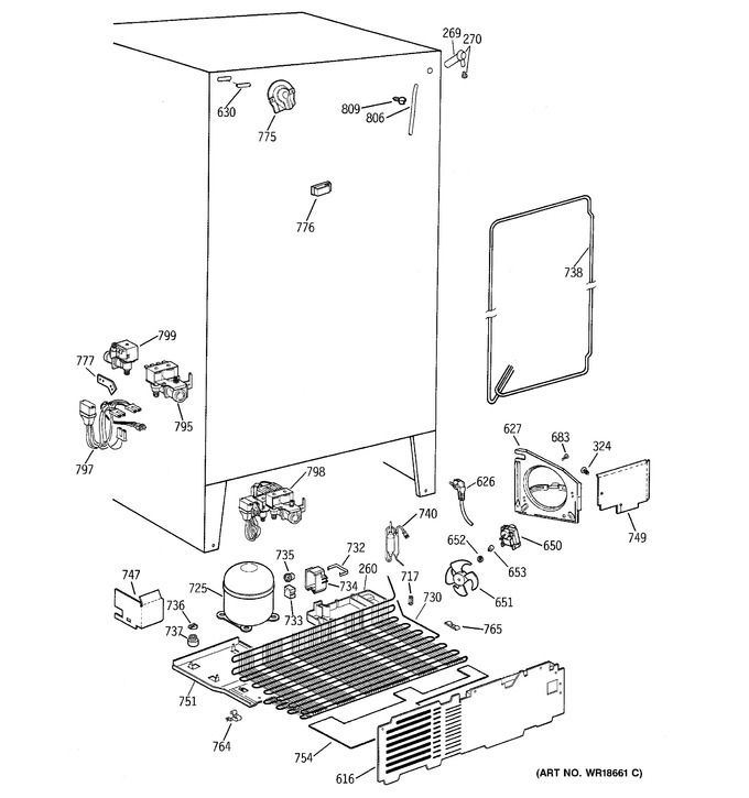 Diagram for TFX25PPBEWW