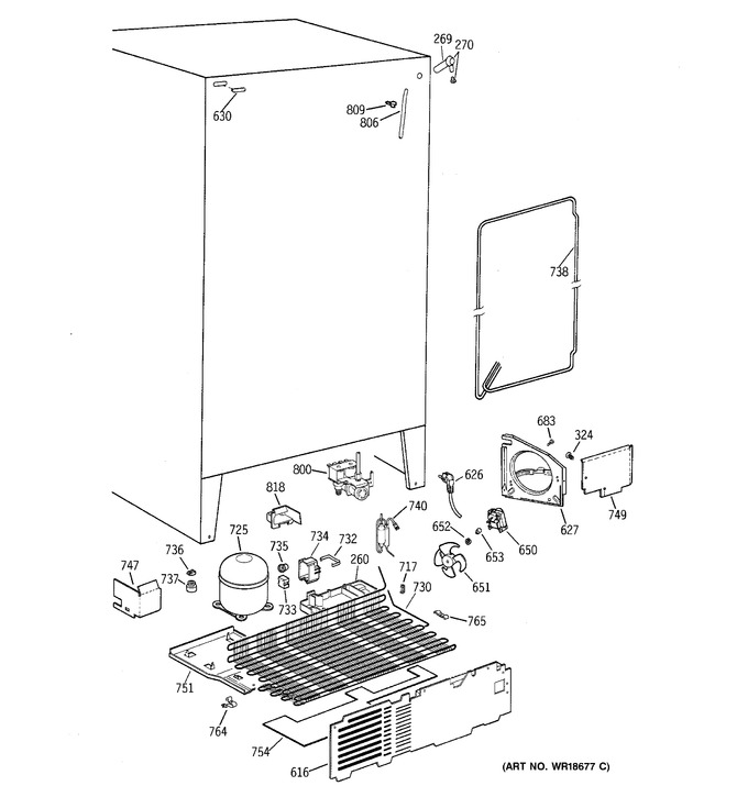 Diagram for TFX25PRBEWW