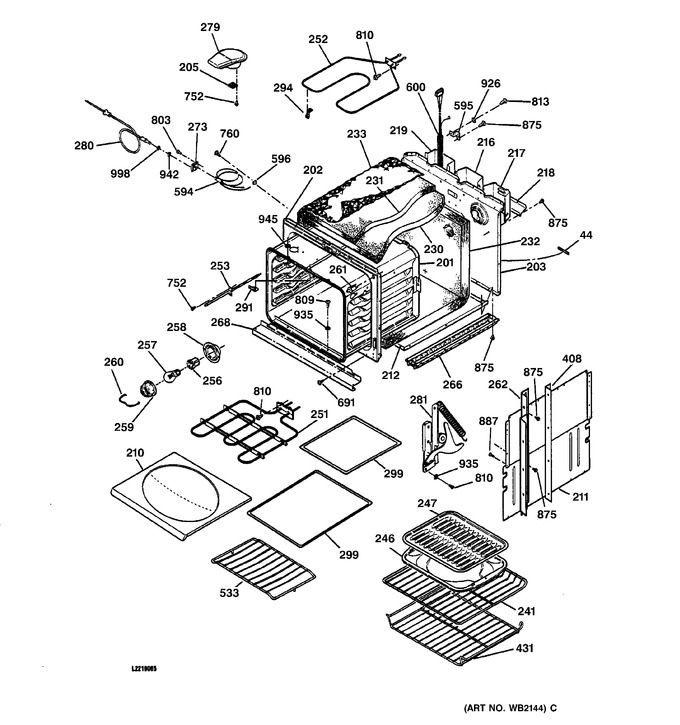 Diagram for ZEK737WA2WW