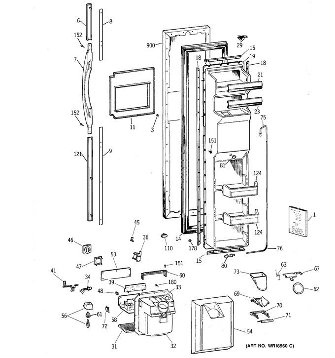 Diagram for TFX27PRBEWW