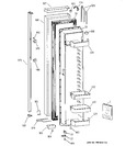 Diagram for 1 - Freezer Door