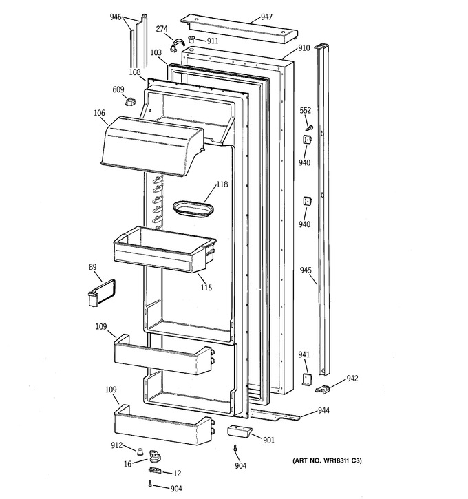 Diagram for TPX24BIBEWW