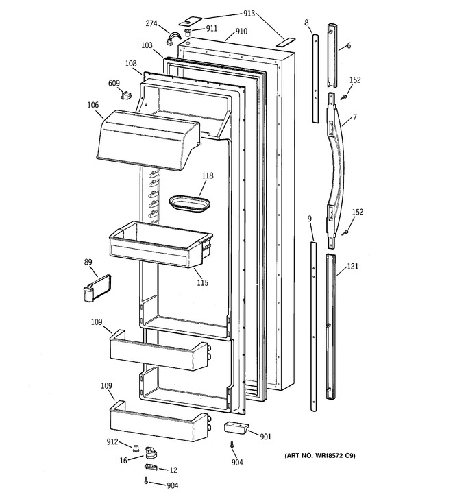 Diagram for TPX24PRBEBB