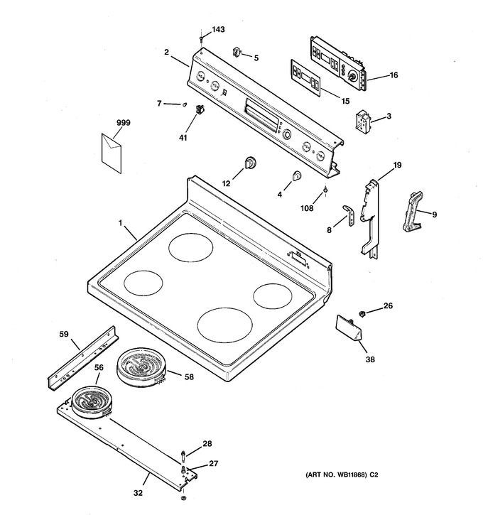 Diagram for JBS61WB1WW