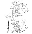 Diagram for 5 - Washer-tubs, Hoses & Motor