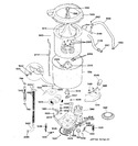 Diagram for 5 - Washer-tubs, Hoses & Motor