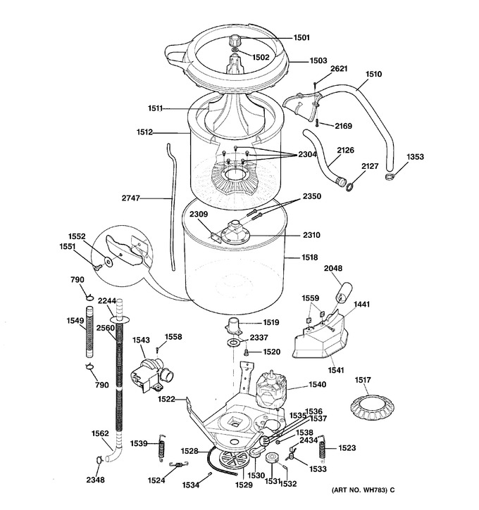 Diagram for WSM2780TEWWB