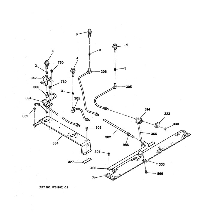 Diagram for JGSP23WEV5WW