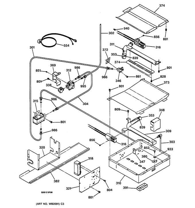 Diagram for JGSP23BEY1BB