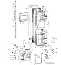 Diagram for 1 - Freezer Door