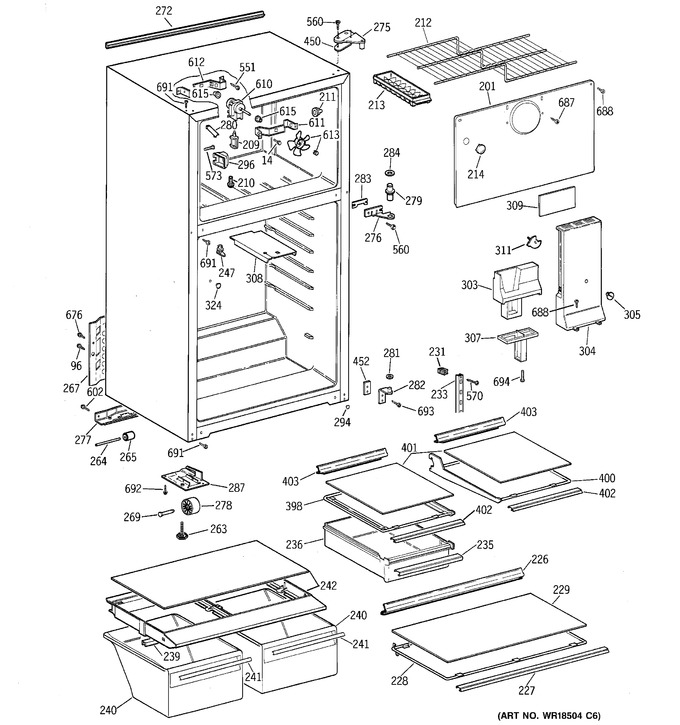 Diagram for TBZ16NACJRWW