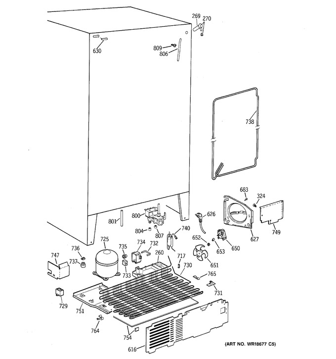 Diagram for TFG25PRBEWW