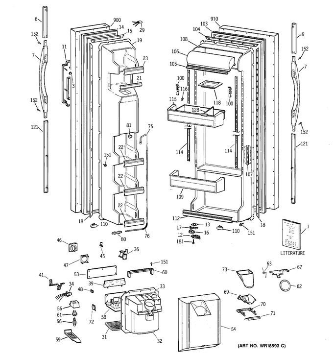 Diagram for TFG25JRBEWW