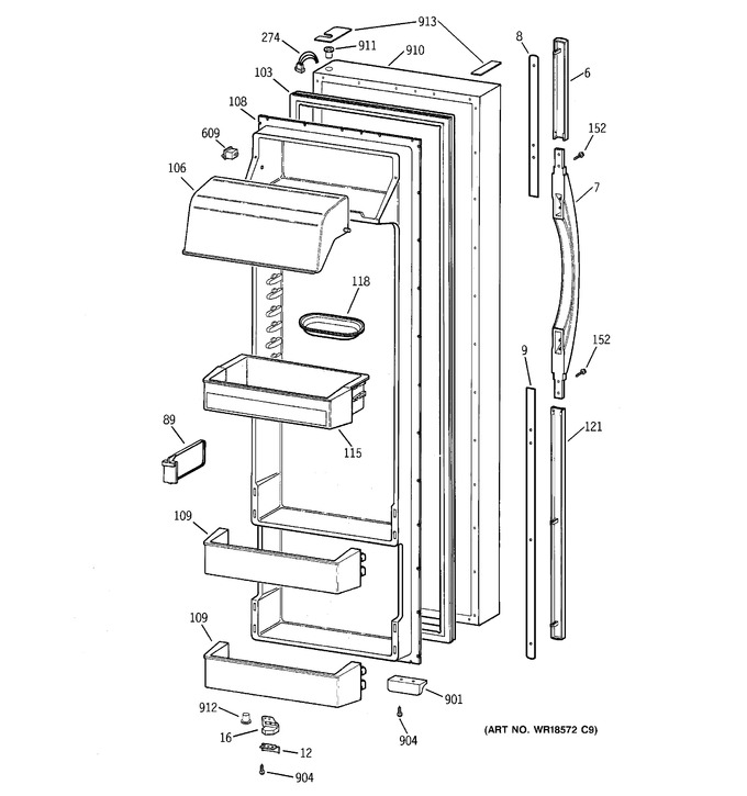 Diagram for TFG28PRCEWW