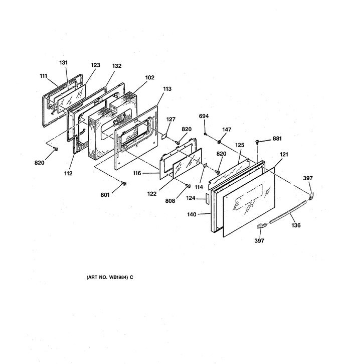 Diagram for JGSP23WEV1WW