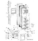 Diagram for 1 - Freezer Door