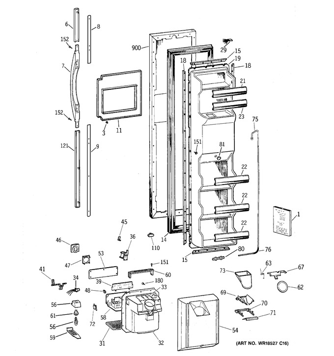 Diagram for TFK25PRBEWW