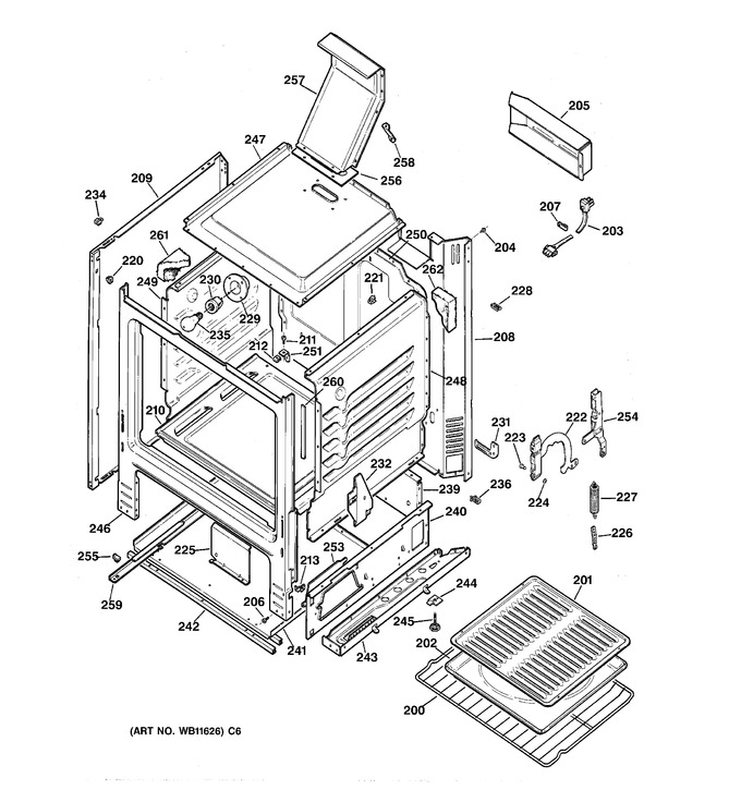 Diagram for RGB533WEA2WW