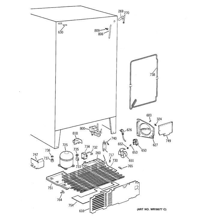 Diagram for TFM25PRBEWW