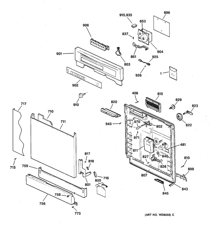 Diagram for GSD3735D00WW