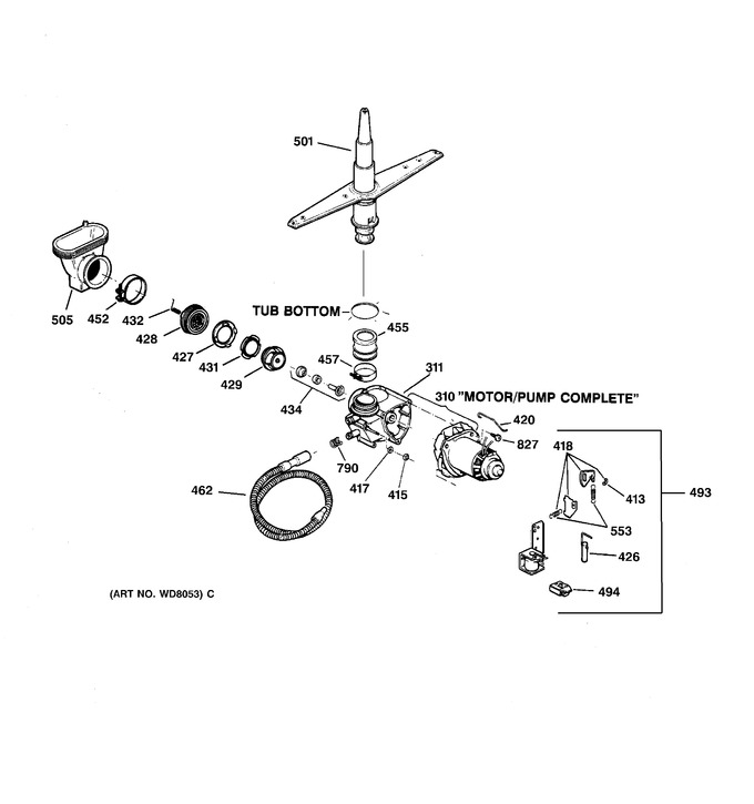 Diagram for GSD3630ZZ2WW