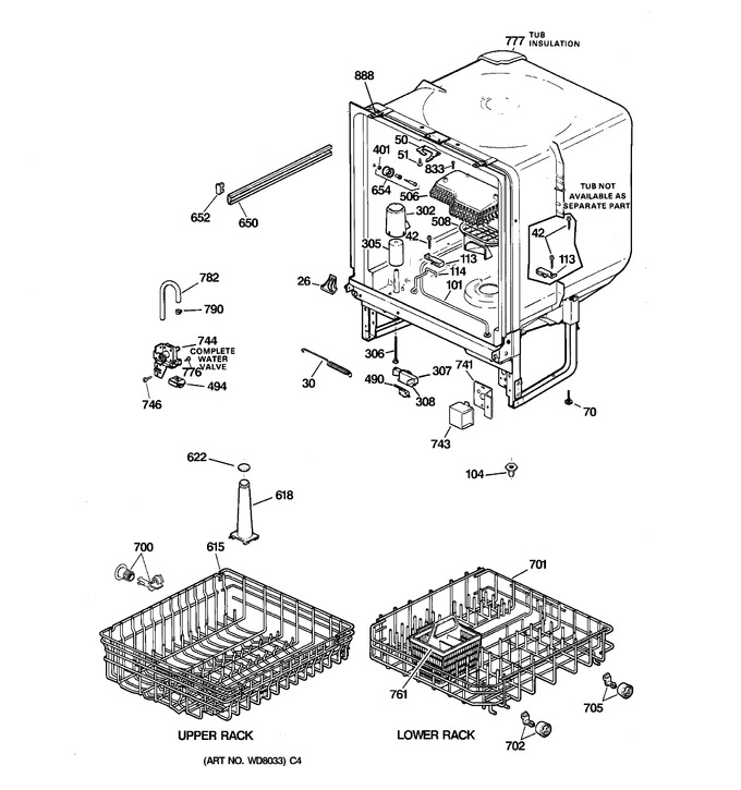 Diagram for GSD3230ZZ2WW