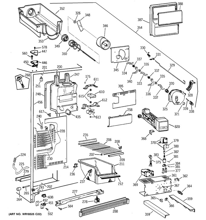 Diagram for TFX22KPDAWW