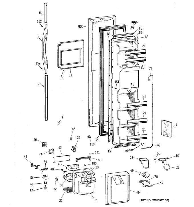 Diagram for TFX25QRBAWW